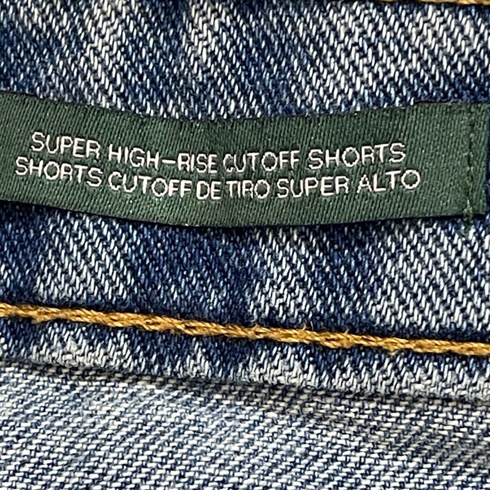 Wild Fable Light Blue Jean Shorts WOMENS SIZE 10. Super high rise cut off shorts - Picture 7 of 8